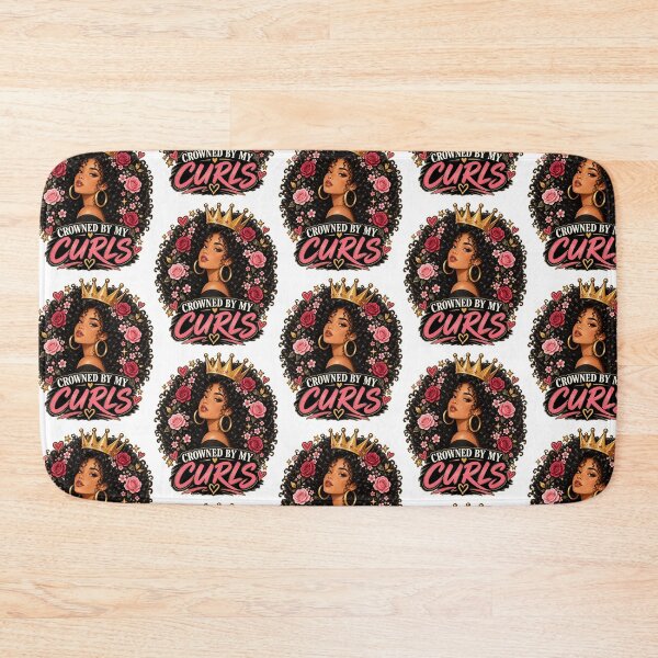 Item preview, CROWNED BY MY CURLS - curly hair designed and sold by Lily Lola.