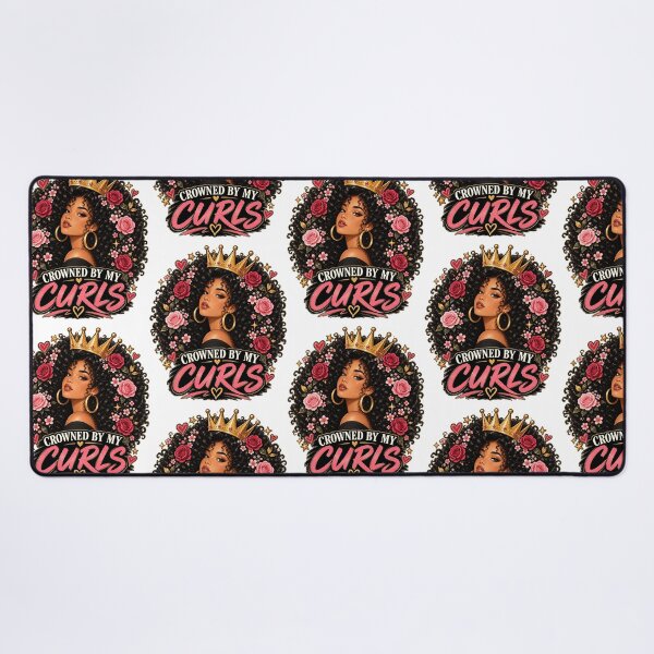 Item preview, CROWNED BY MY CURLS - curly hair designed and sold by Lily Lola.