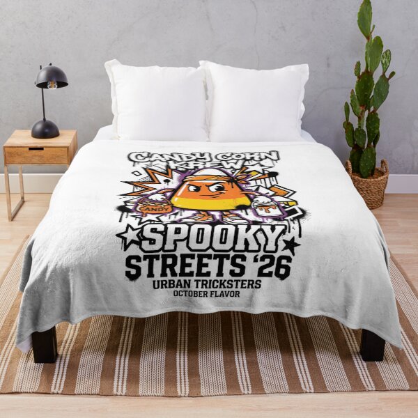 Item preview, Candy Corn Krew Spooky Streets Urban Tricksters Halloween Design Tee designed and sold by DarylWelsh2024.