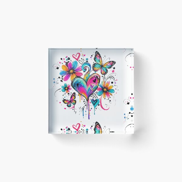 Item preview, Wildhearted Colorburst designed and sold by KJKreationz.