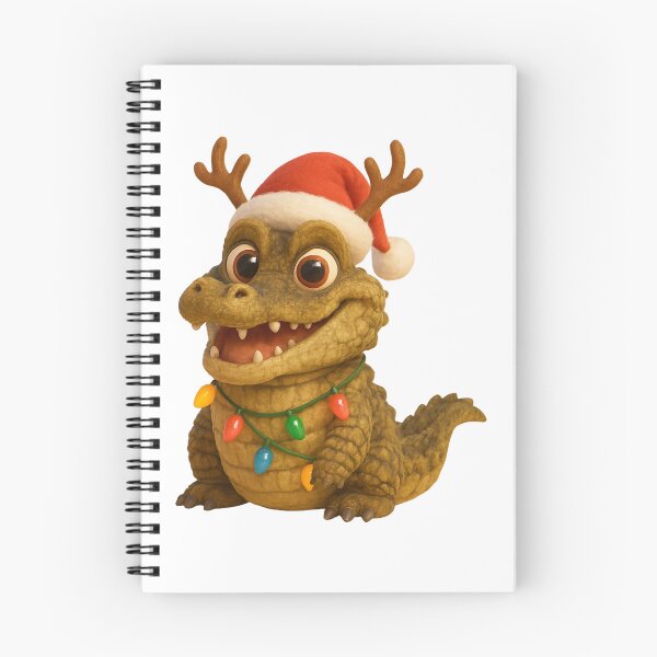 Item preview, Christmas Caiman Alligator designed and sold by Sillytoe.