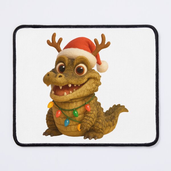 Item preview, Christmas Caiman Alligator designed and sold by Sillytoe.