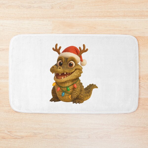 Item preview, Christmas Caiman Alligator designed and sold by Sillytoe.
