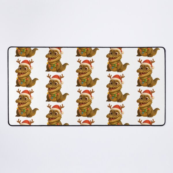 Item preview, Christmas Caiman Alligator designed and sold by Sillytoe.