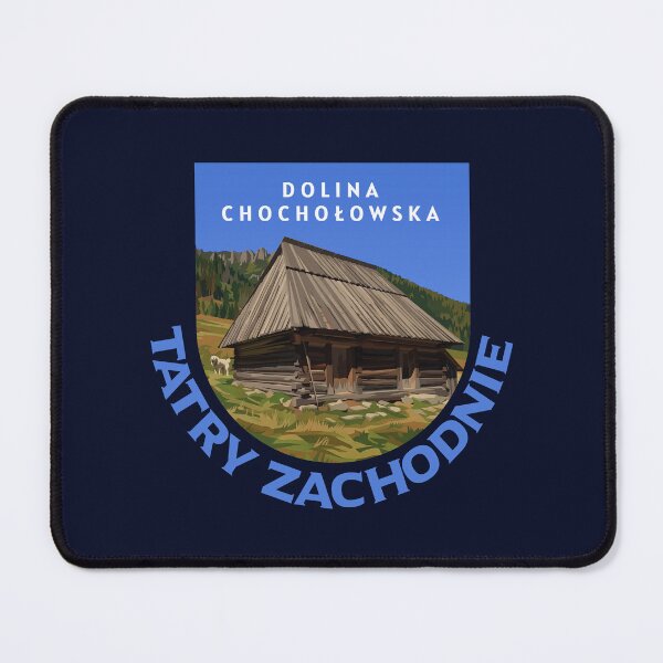 Item preview, Dolina Chocholowska Tatry Zachodnie Mountain Shelter Vintage Illustration designed and sold by LinaValearte.
