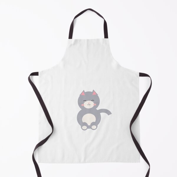 Item preview, cute kitten illustration kawaii sticker catlover animal adorable petlover gray designed and sold by kd2010.