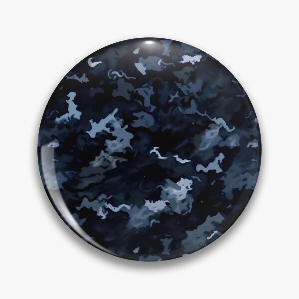 Item preview, Midnight Navy Camo Pattern Very Dark Blue and Black Camouflage designed and sold by Yoruhara.