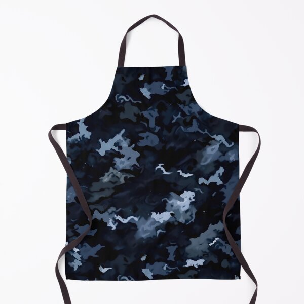 Item preview, Midnight Navy Camo Pattern Very Dark Blue and Black Camouflage designed and sold by Nine Lives Studio.