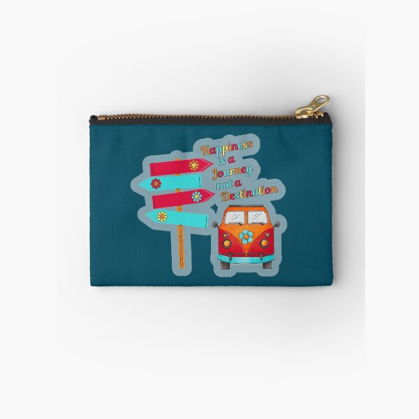 Item preview, Happiness is a Journey not a Destination | Cute Retro Design with Inspirational Saying designed and sold by LibrarianLauren.