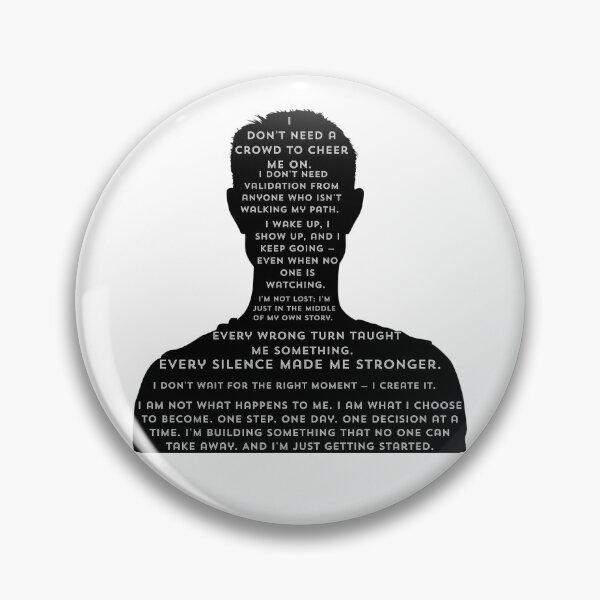 Item preview, Motivational Mindset Silhouette Quote Discipline Self Growth  designed and sold by busesplace.