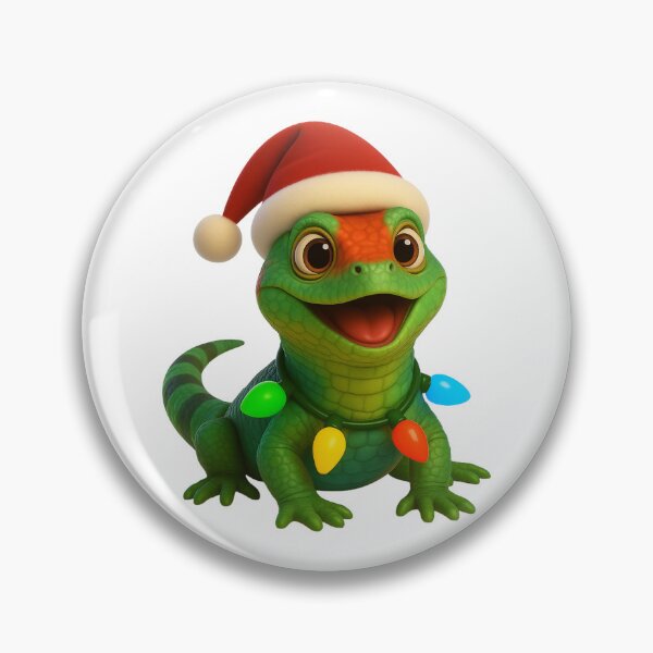 Item preview, Christmas Caiman Lizard designed and sold by Sillytoe.