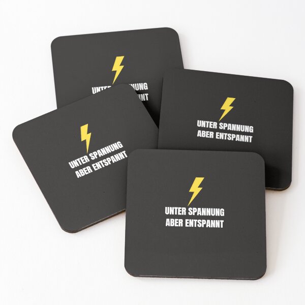 Item preview, Under pressure but relaxed – an electrician's saying designed and sold by BlitzWerkDesigns.