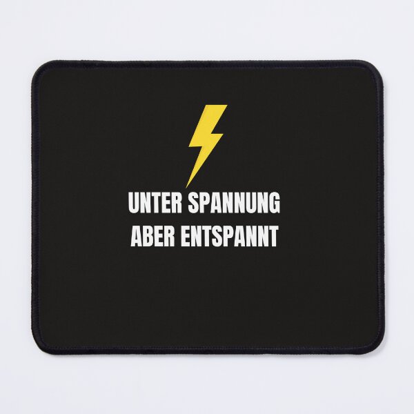 Item preview, Under pressure but relaxed – an electrician's saying designed and sold by BlitzWerkDesigns.