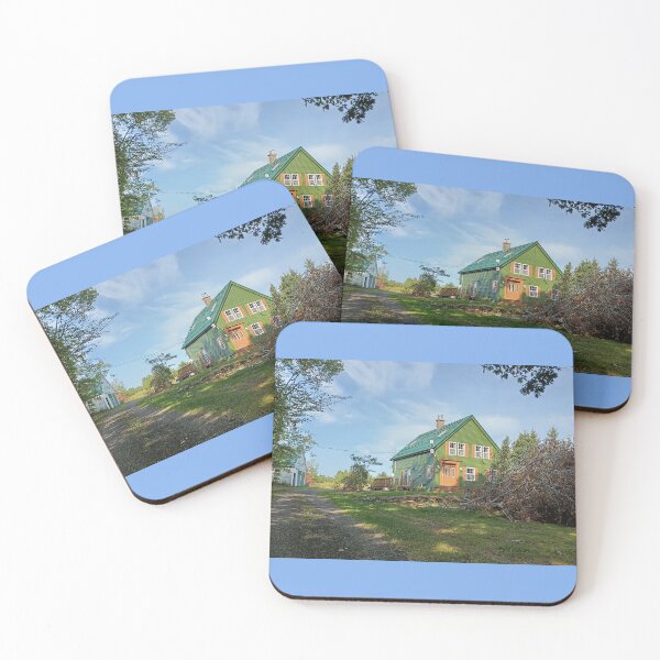 Item preview, A green farmhouse in the country  designed and sold by naturematters.