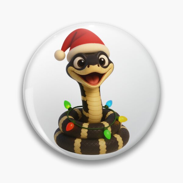 Item preview, Christmas California King Snake designed and sold by Sillytoe.