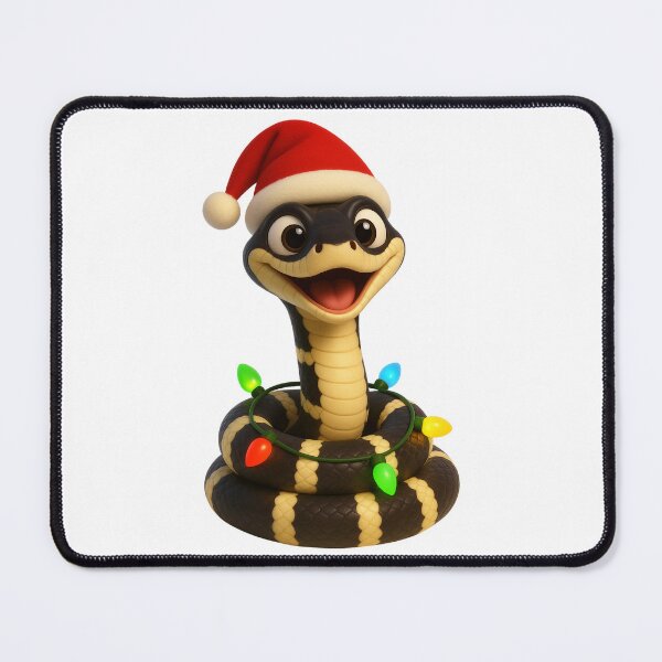 Item preview, Christmas California King Snake designed and sold by Sillytoe.