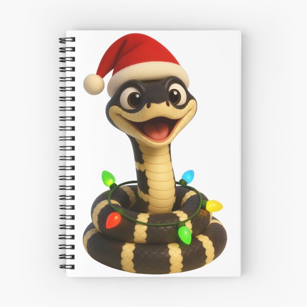 Item preview, Christmas California King Snake designed and sold by Sillytoe.