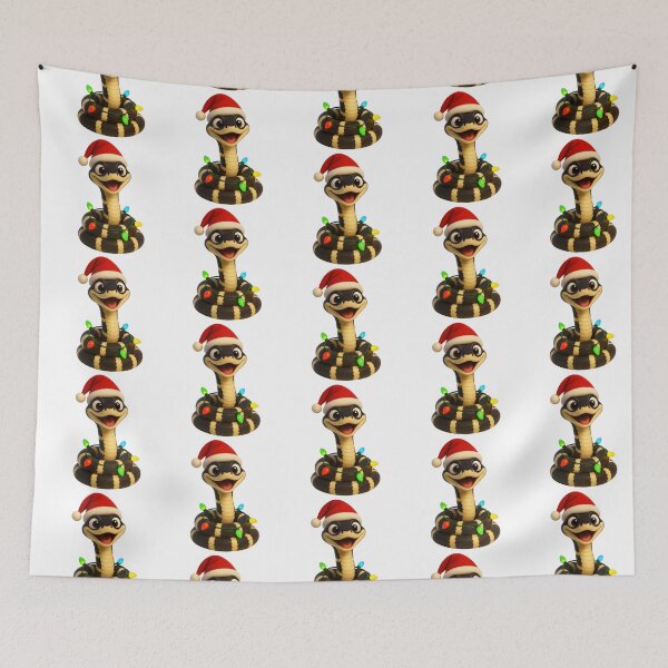 Item preview, Christmas California King Snake designed and sold by Sillytoe.