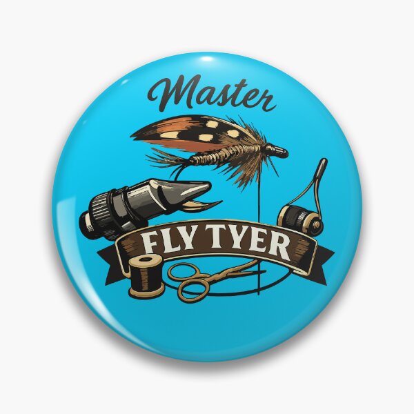 Item preview, Master Fly Tyer fly tying illustration. designed and sold by Art-Horizon.