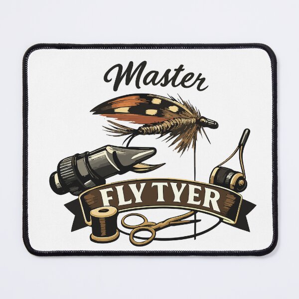 Item preview, Master Fly Tyer fly tying illustration. designed and sold by Art-Horizon.