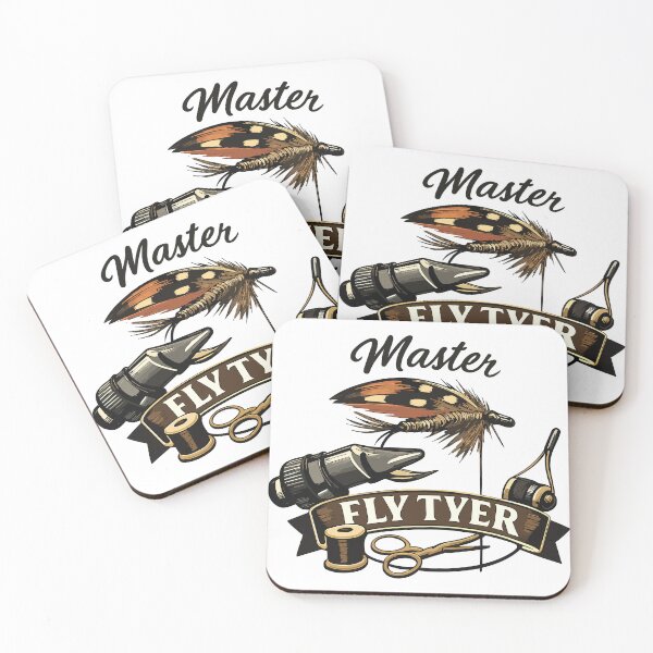 Item preview, Master Fly Tyer fly tying illustration. designed and sold by Art-Horizon.
