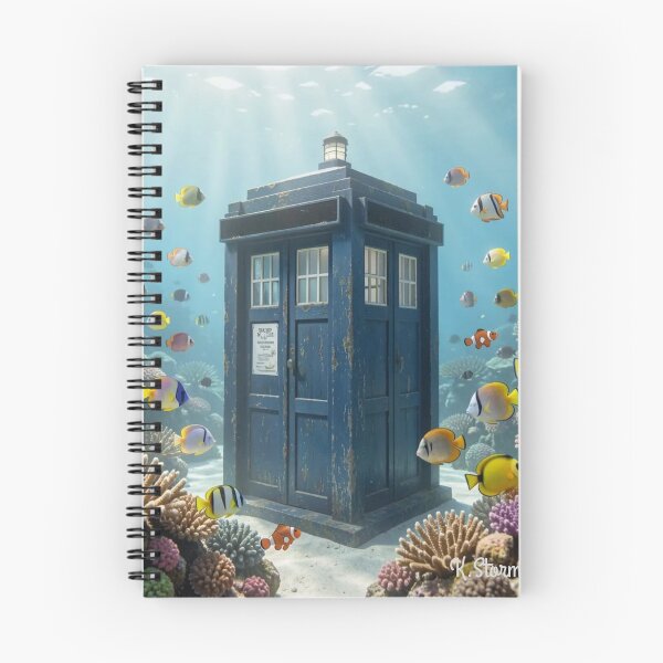 Item preview, Doctor Who and the Tardis Underwater designed and sold by Creepy Princess Creations.