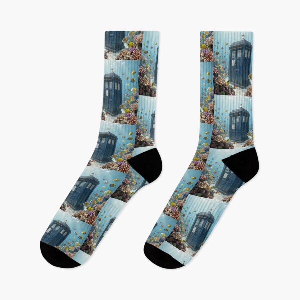 Item preview, Doctor Who and the Tardis Underwater designed and sold by Creepy Princess Creations.