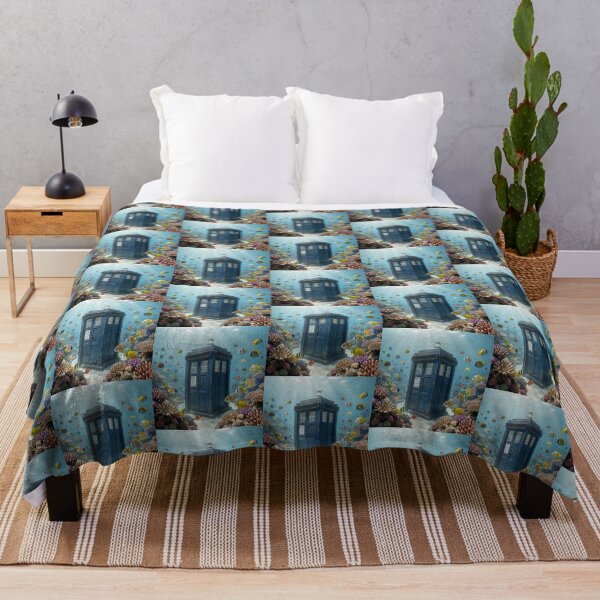 Item preview, Doctor Who and the Tardis Underwater designed and sold by Creepy Princess Creations.