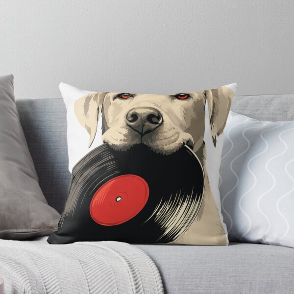 Item preview, golden retriever with record designed and sold by PhiloDoh.