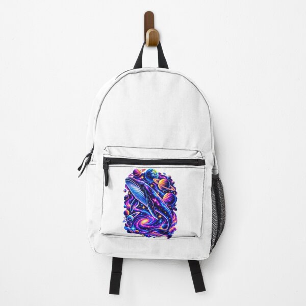 Item preview, Cosmic Galaxy Whale Among Colorful Planets designed and sold by TinyWeird.
