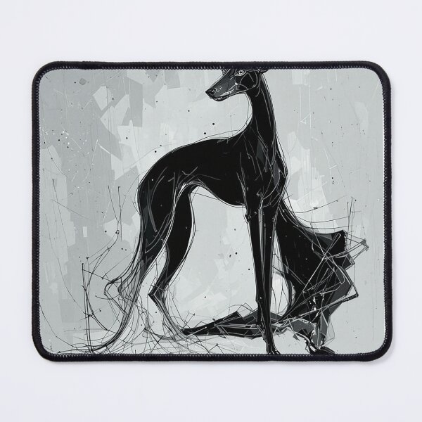 Item preview, Elegant Greyhound Line Art – Minimalist Fashion Dog Illustration designed and sold by PixPixari.