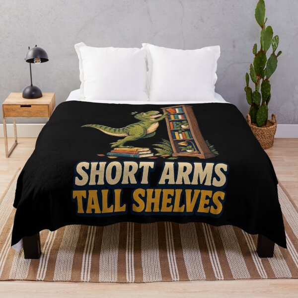 Item preview, Short Arms Tall Shelves T-Rex Reading Dinosaur Art designed and sold by CG Studio.