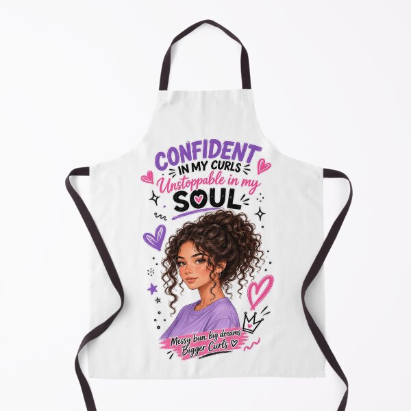 Item preview, Confident In My Curls - curly hair designed and sold by Lily Lola.