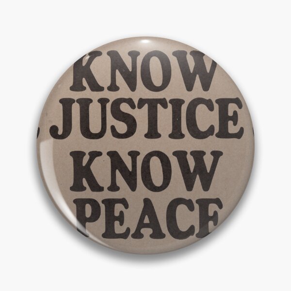 Item preview, KNOW JUSTICE designed and sold by THE GOOD FIND.
