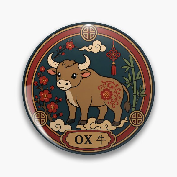Item preview, Chinese Zodiac - Ox designed and sold by FloreDreamStudio.