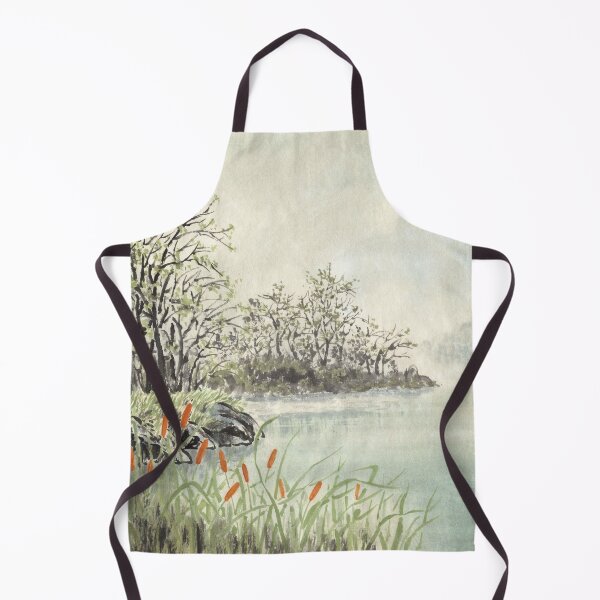 Item preview, January 23rd birthday flower Bulrush Landscape designed and sold by 366birthflower.