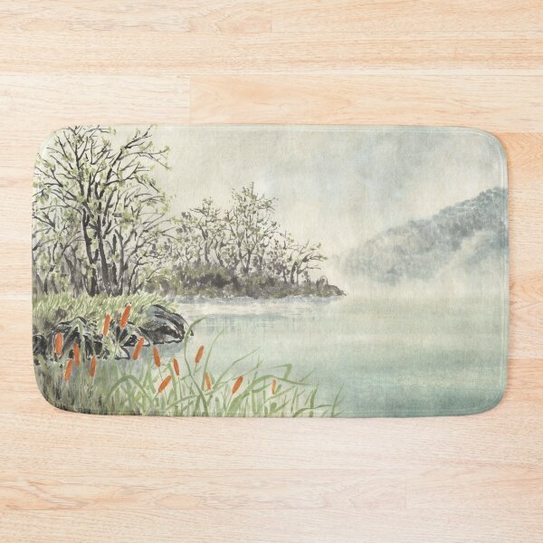 Item preview, January 23rd birthday flower Bulrush Landscape designed and sold by 366birthflower.