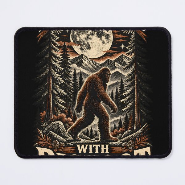 Item preview, I Can’t, I Have Plans With Bigfoot – Vintage Sasquatch Forest Adventure designed and sold by Ajdaprint.