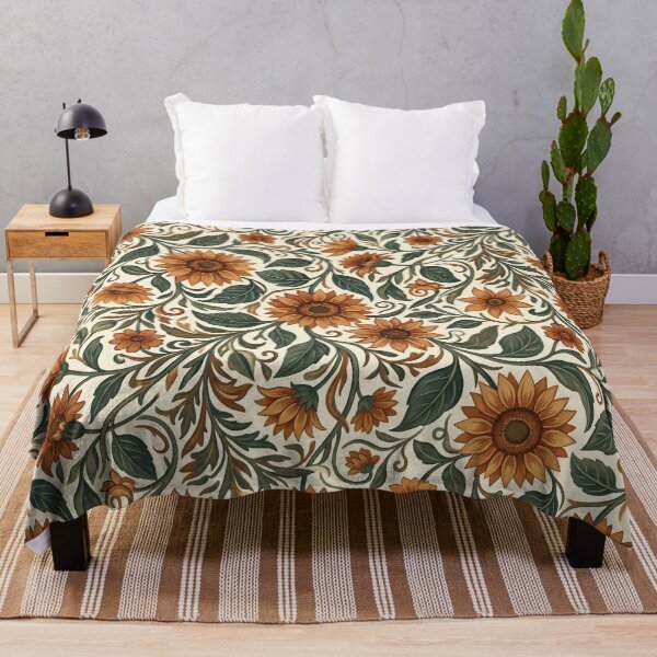 Item preview, Antique Art Nouveau Terracotta Floral Pattern designed and sold by arteresting-art.