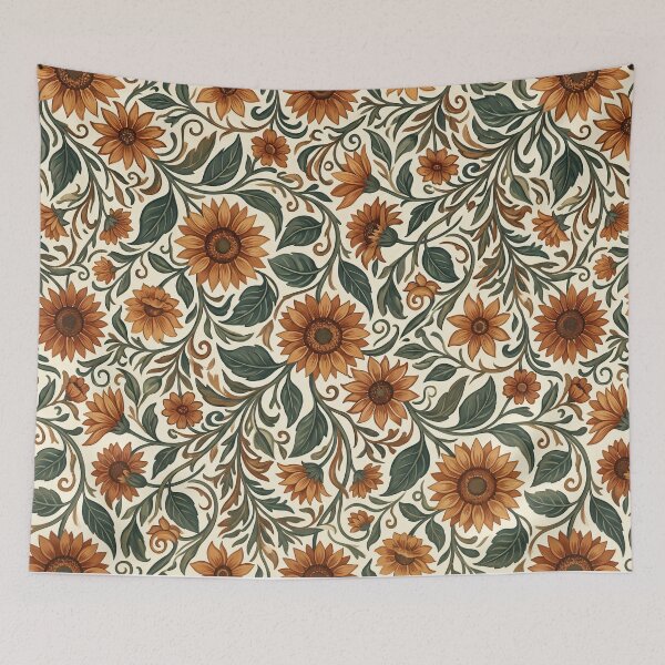 Item preview, Antique Art Nouveau Terracotta Floral Pattern designed and sold by arteresting-art.