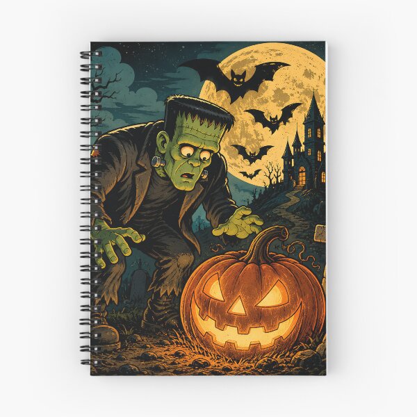 Item preview, Frankenstein Halloween Pumpkin Night designed and sold by NucciCollective.