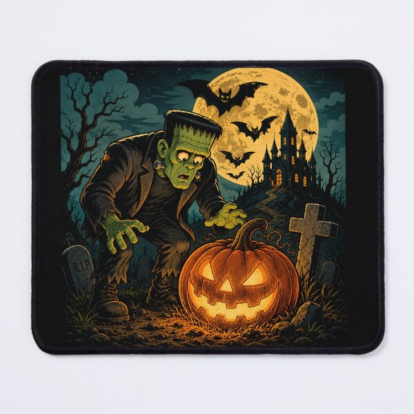 Item preview, Frankenstein Halloween Pumpkin Night designed and sold by NucciCollective.