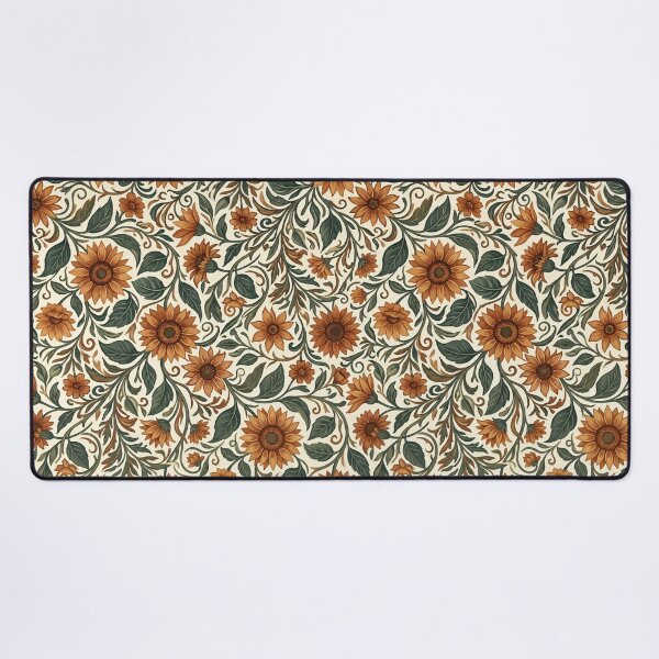 Item preview, Antique Art Nouveau Terracotta Floral Pattern designed and sold by arteresting-art.