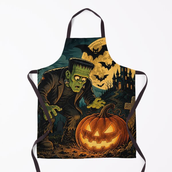Item preview, Frankenstein Halloween Pumpkin Night designed and sold by NucciCollective.