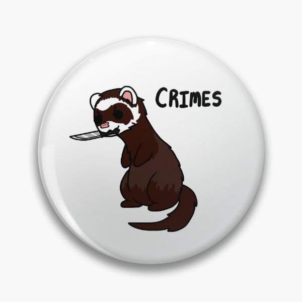 Item preview, Sable Ferret Crimes designed and sold by SparkleSporkArt.