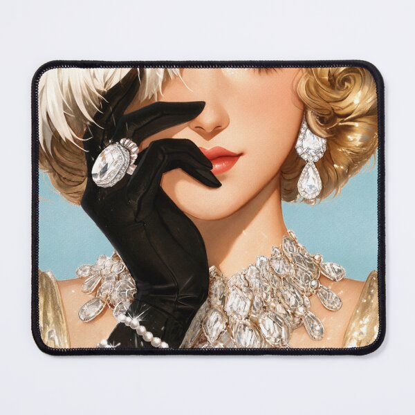 Item preview, Vintage Glamour Portrait | Elegant Fashion Illustration | Old Hollywood Inspired Beauty Art designed and sold by GarnerSupplyCo.