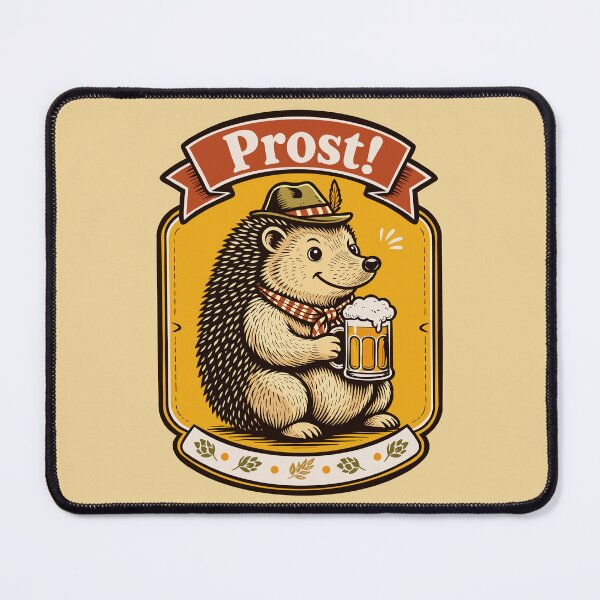 Item preview, Oktoberfest Hedgehog Prost designed and sold by Ghost on Toast.