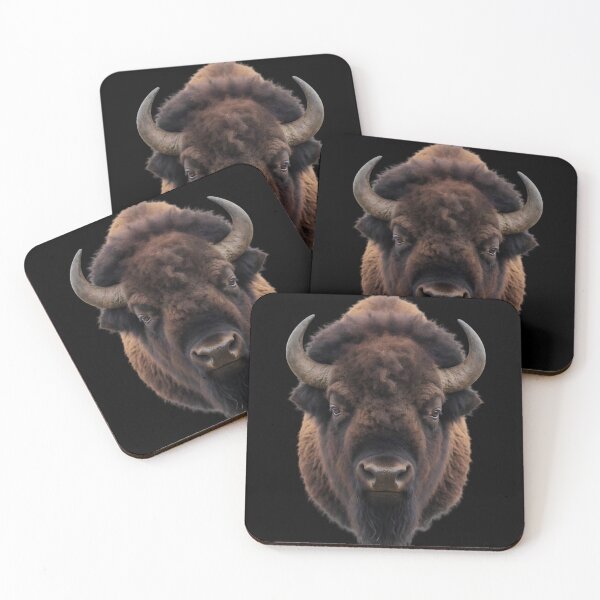 Item preview, Buffalo Bison Head | Majestic Wildlife designed and sold by Wildora Studio.
