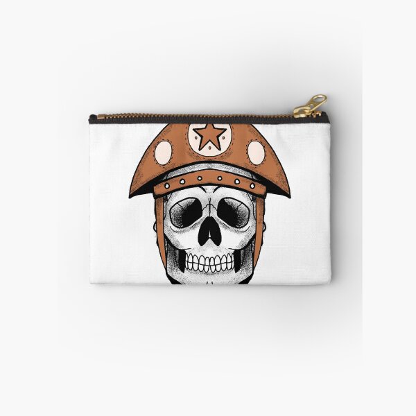 Item preview, Cangaceiro Skull - Brazilian Western Leather Hat Art designed and sold by RedDragonStudio.