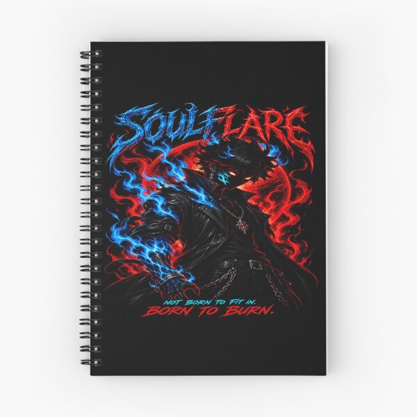 Item preview, Soulflare Dark Fantasy Warrior -Blue Fire Red  Gothic Illustration designed and sold by TTdesigns123.